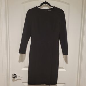 Massimo Dutti Long sleeve Business Career Sheath Dress. Size 6 # 575